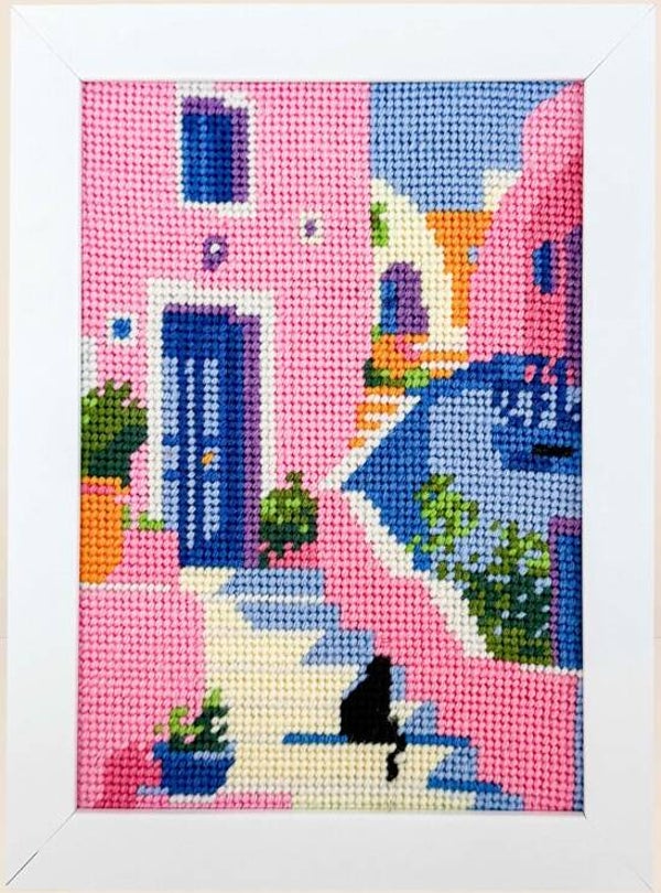 Needlepoint Pakket - Mediterranean Stairway