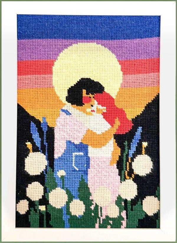 Needlepoint Canvas - Moonlight Love