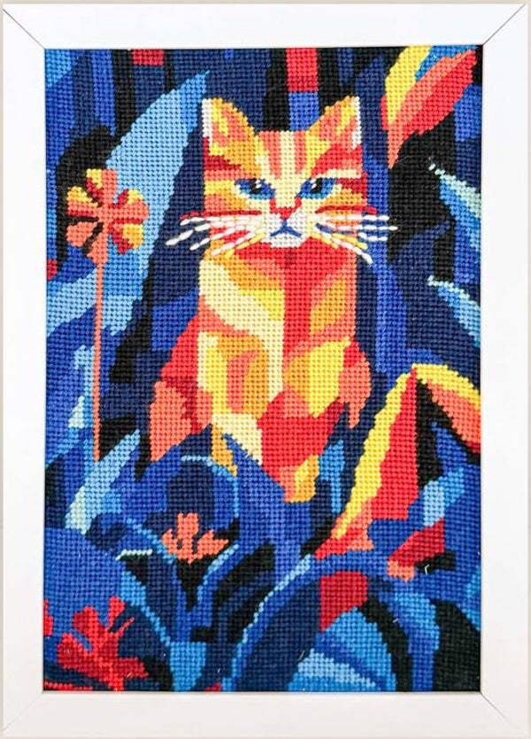 Needlepoint Pakket - Midnight Cat