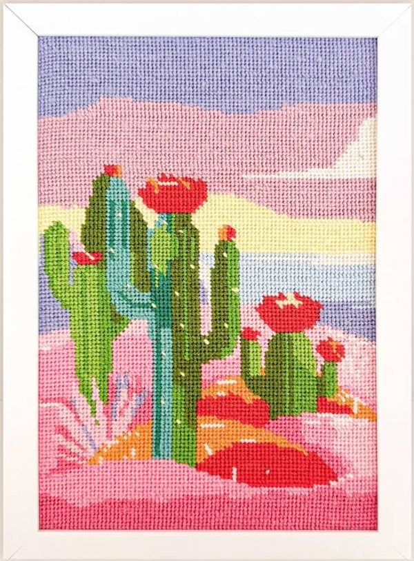 Needlepoint Pakket - Cactus Coast