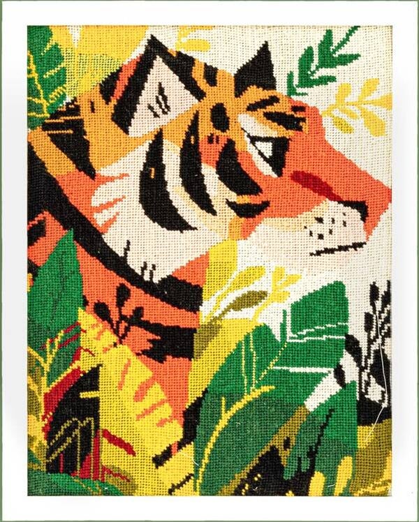Needlepoint Canvas - Silent Hunter