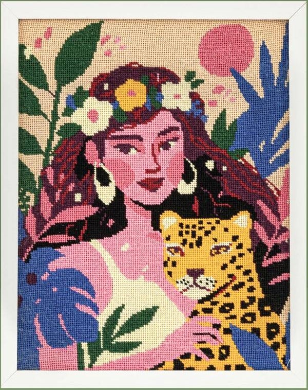 Needlepoint Canvas - Wild Companions