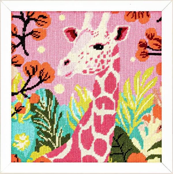 Needlepoint Pakket - Giraffe Pop