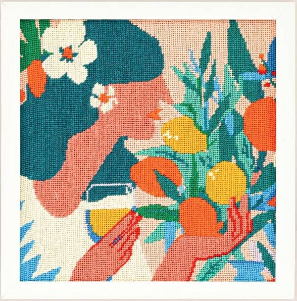 Needlepoint Pakket - Citrus Lady