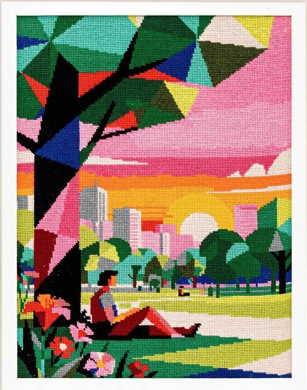 Needlepoint Pakket - Dusk in the Park
