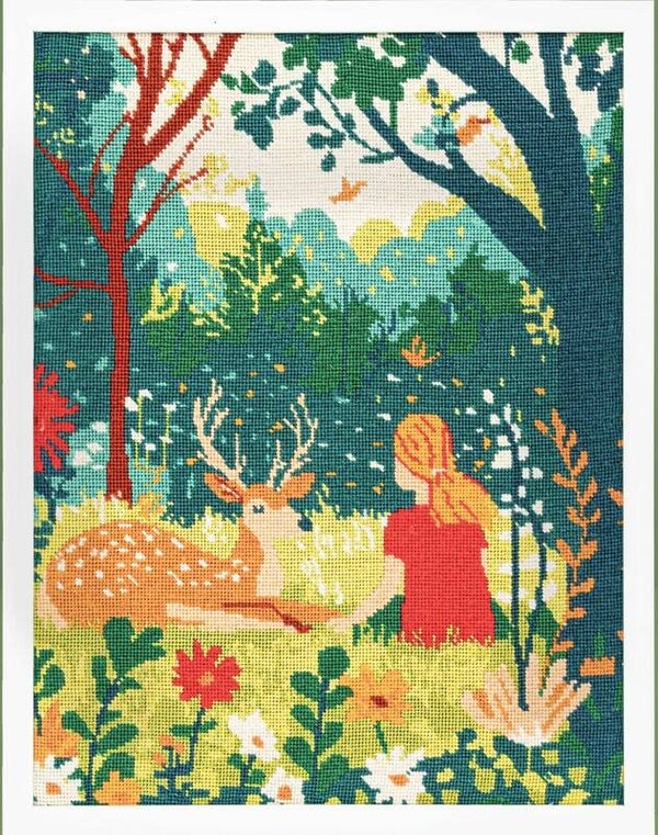 Needlepoint Canvas - Quiet Glade
