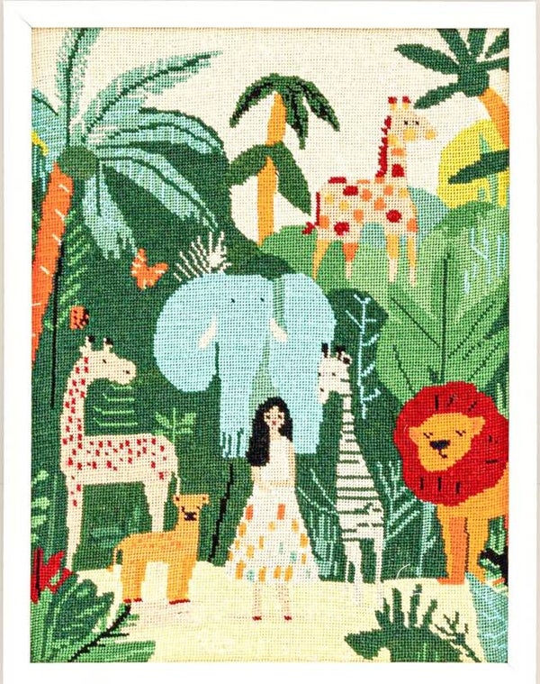 Needlepoint Pakket - Jungle Hear