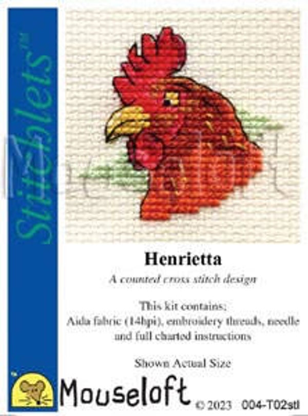 Borduurpakket - Henrietta the Hen