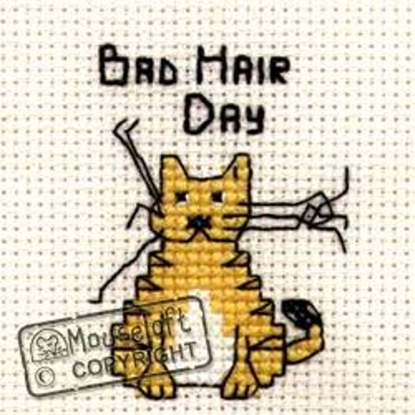 Borduurpakket - Bad Hair Day