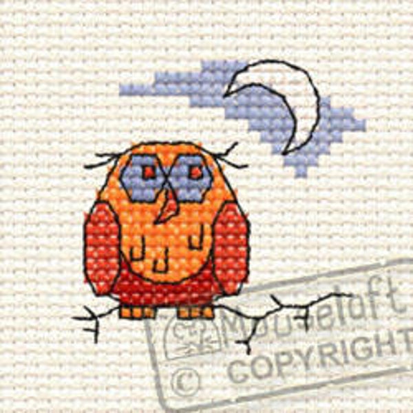 Borduurpakket - Old Ollie Owl in the Woods