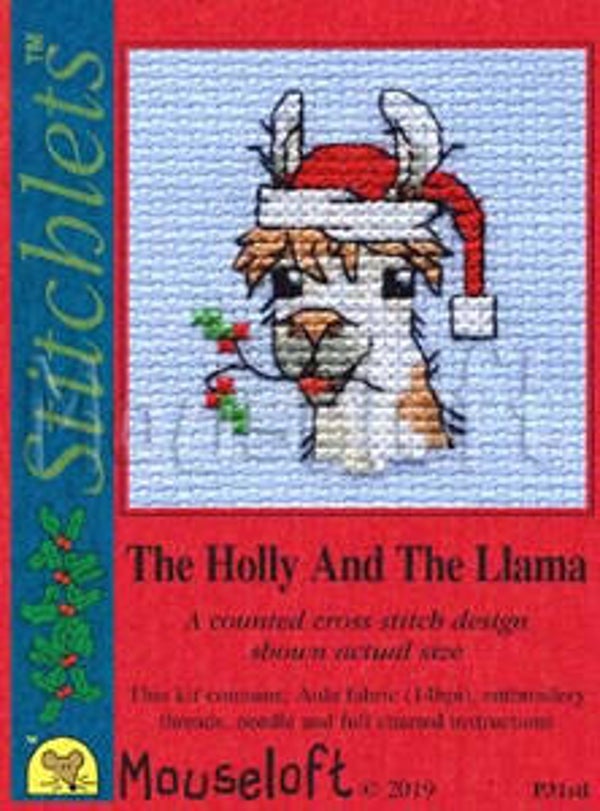 Borduurpakket - The Holly and the Llama