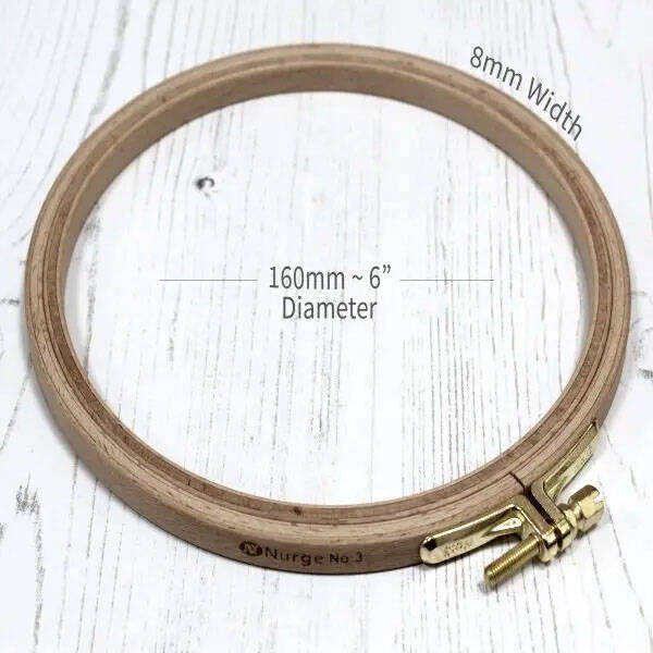 Borduurring -  Beukenhout - 160 mm
