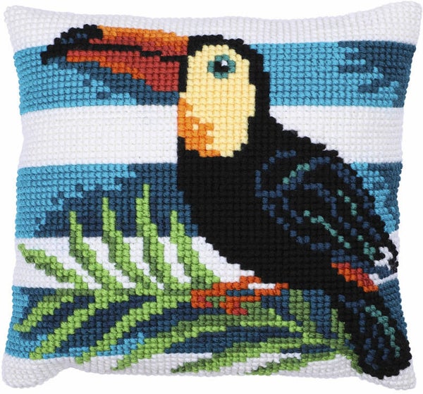 Kussen Borduurpakket - Toucan Journey