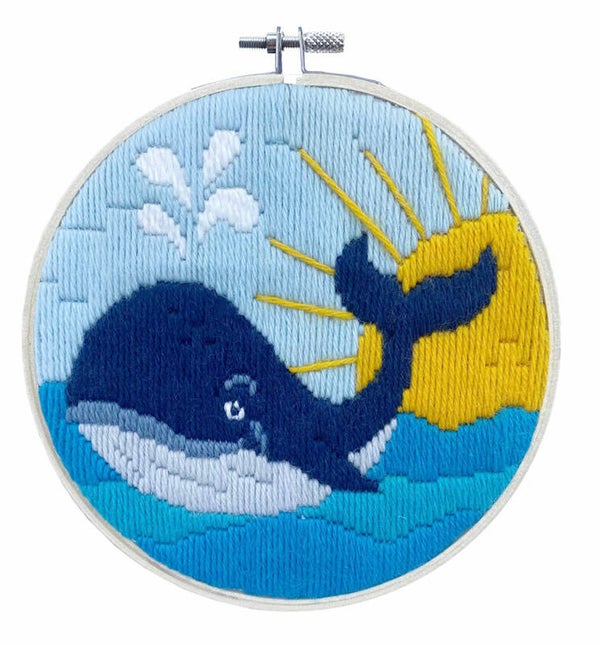 Platsteek Borduurpakket - Whale Song