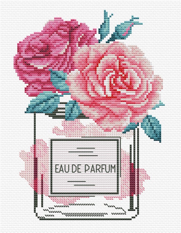 Voorbedrukt Borduurpakket - Rose Chic