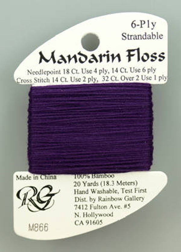 Mandarin Floss - Very Dark Violet - 866
