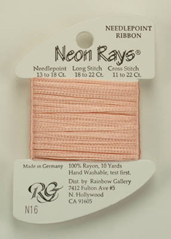 Neon Rays - Pale Peach - 016