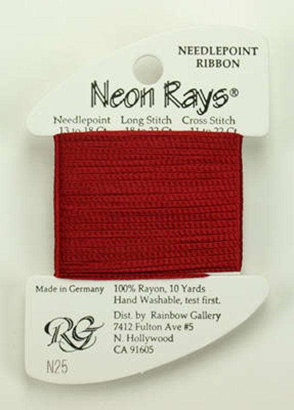 Neon Rays - Brick Red - 025