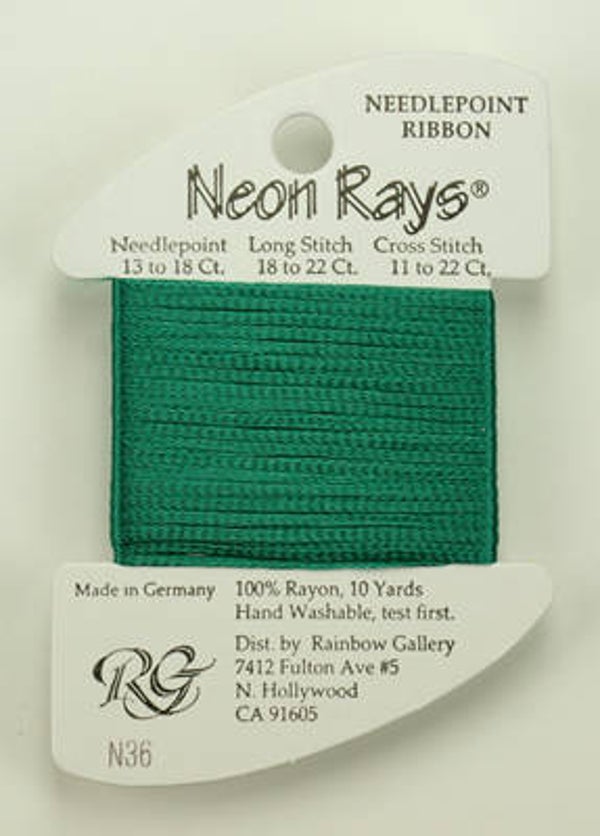 Neon Rays - Jade Green - 036