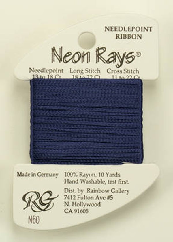 Neon Rays - Navy Blue - 060