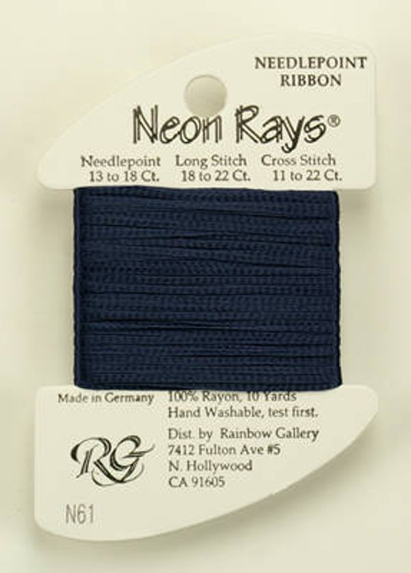 Neon Rays - Midnight Blue - 061