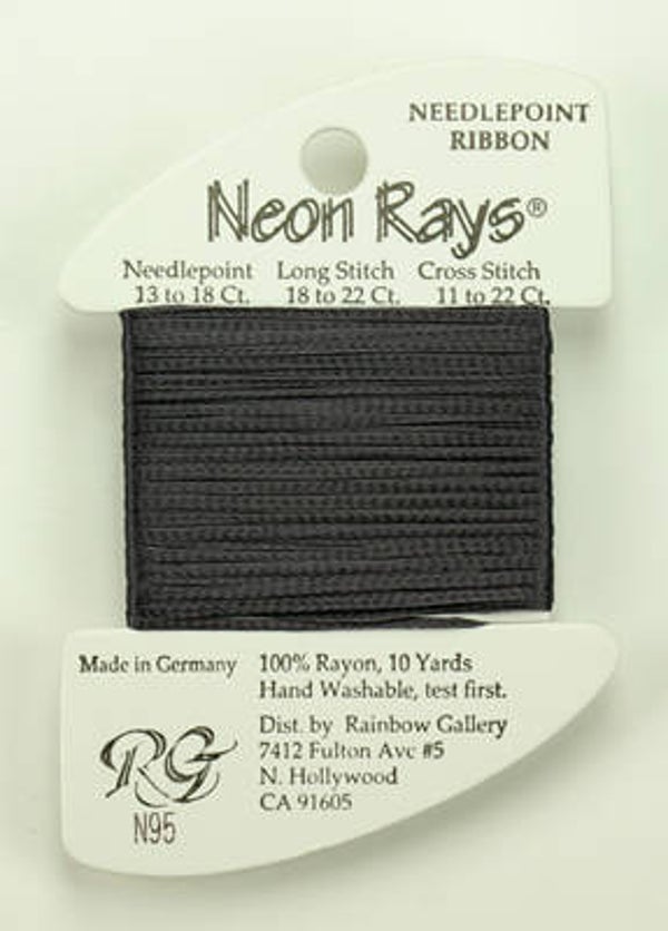 Neon Rays - Dark Gray - 095