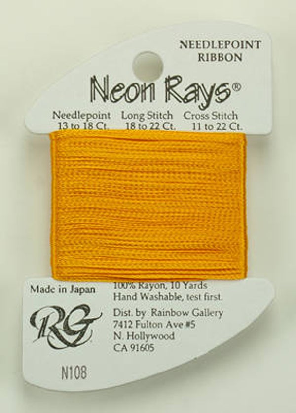 Neon Rays - Yellow Orange - 108