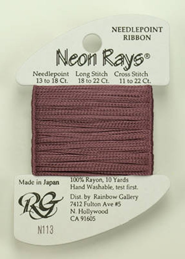 Neon Rays - Dark Antique Rose - 113