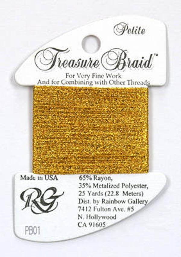 Petite Treasure Braid - Bright Gold - 01