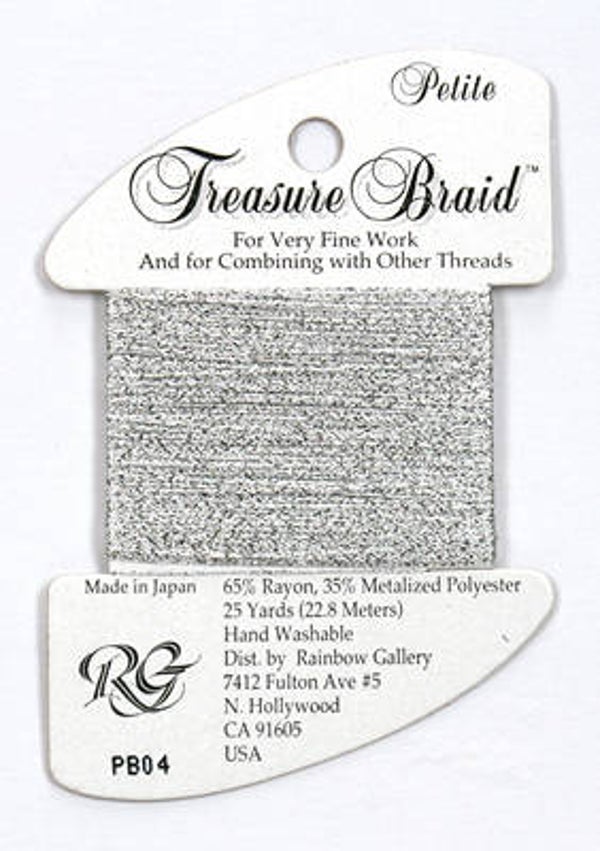 Petite Treasure Braid - Silver - 04