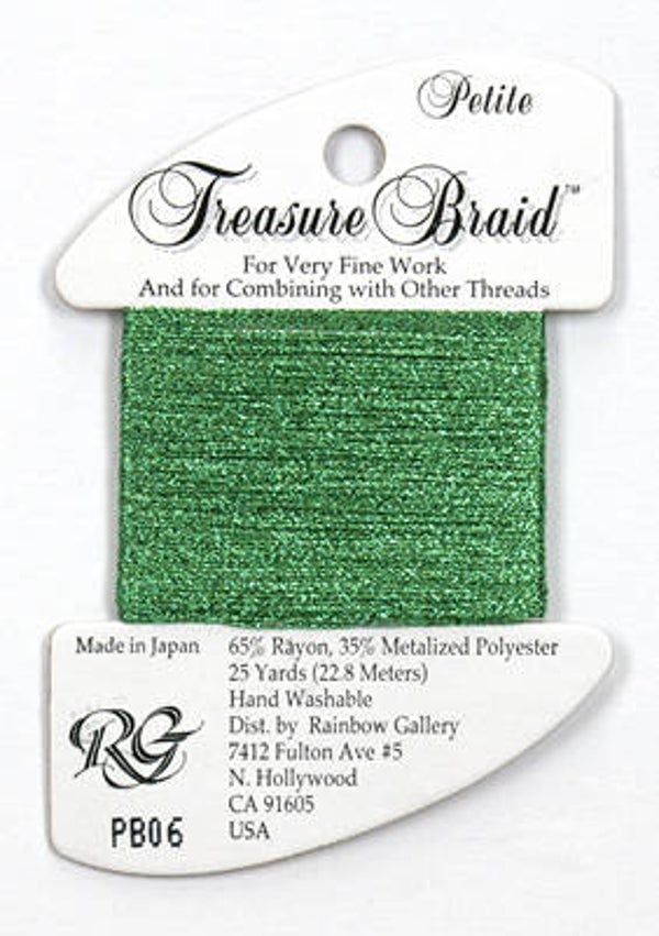 Petite Treasure Braid - Green - 06