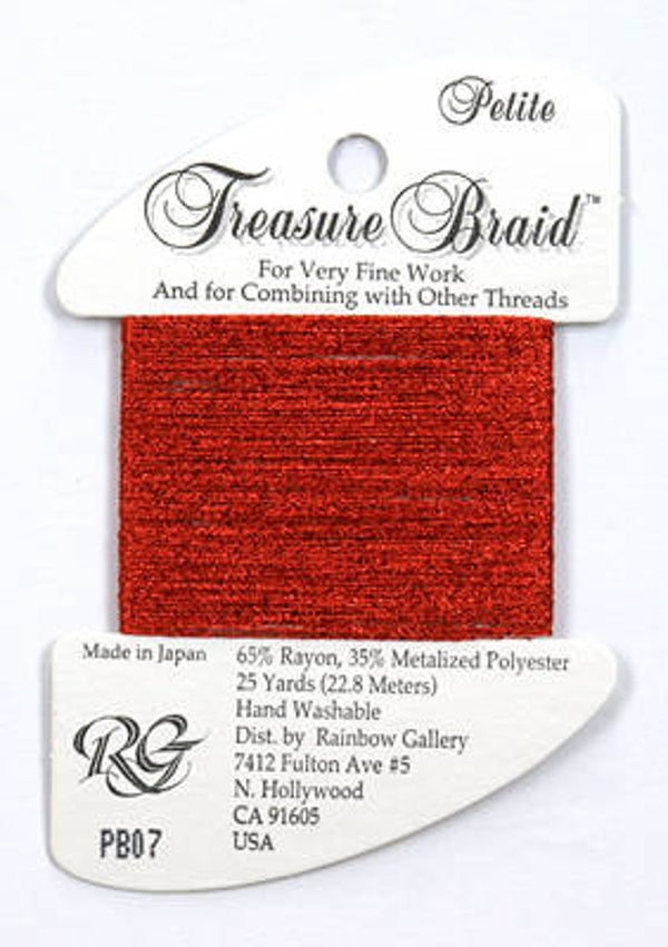 Petite Treasure Braid - Red - 07