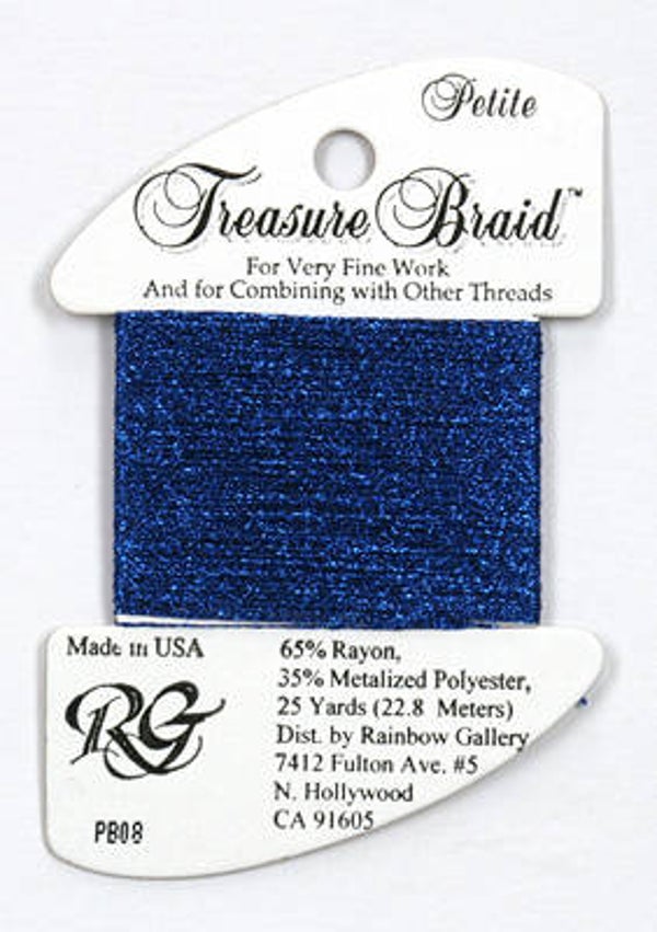 Petite Treasure Braid - Sapphire - 08