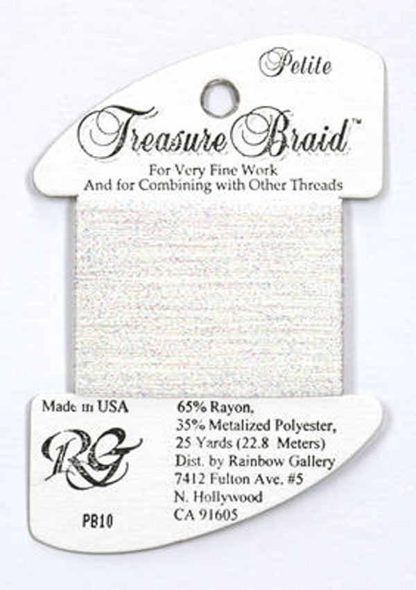 Petite Treasure Braid - White Pearl - 10