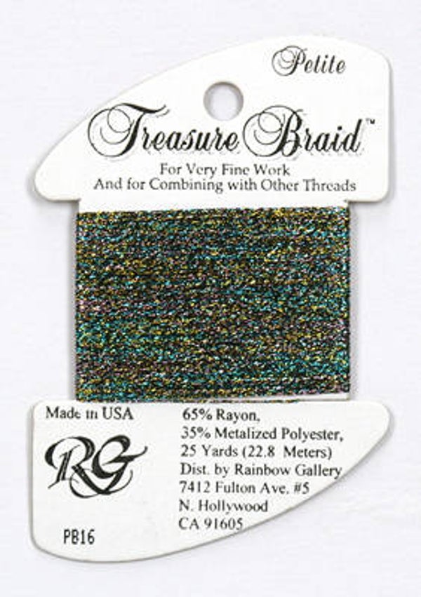 Petite Treasure Braid - Confetti Dark - 16