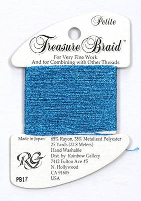 Petite Treasure Braid - Blue - 17