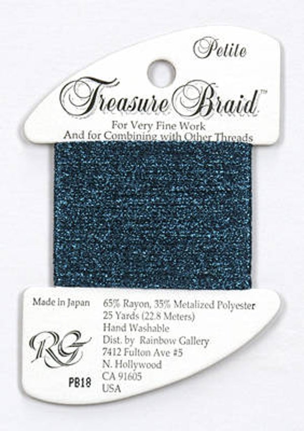 Petite Treasure Braid - Navy - 18