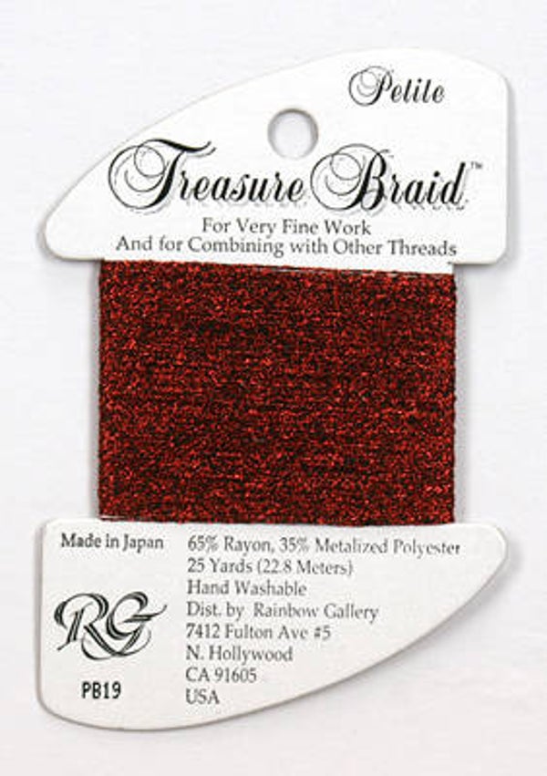 Petite Treasure Braid - Ruby - 19