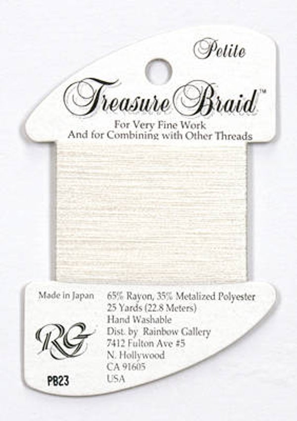 Petite Treasure Braid - White - 23