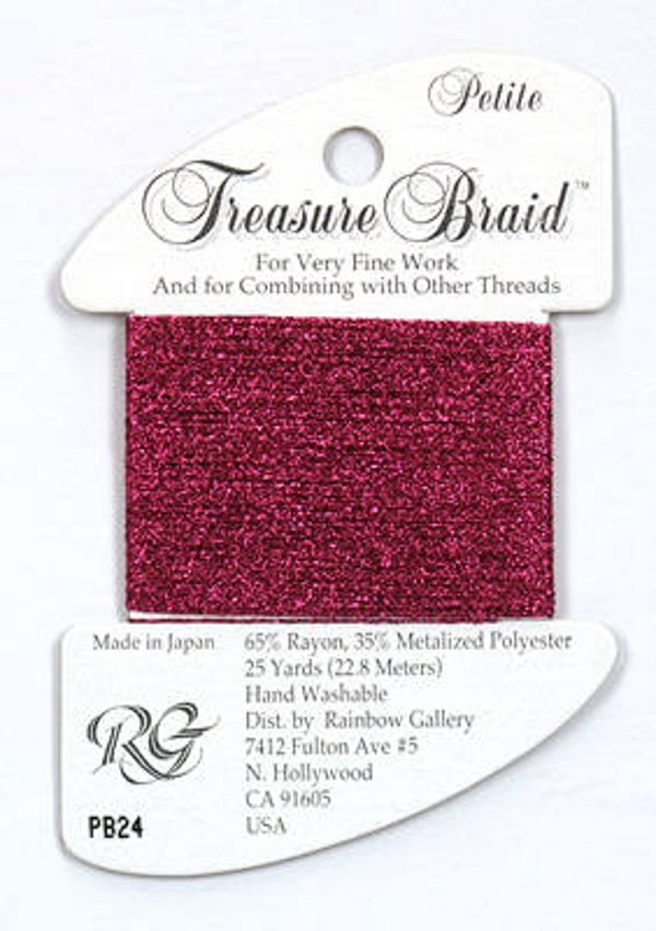Petite Treasure Braid - Fuchsia - 24