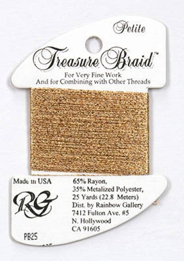Petite Treasure Braid - Old Gold - 25