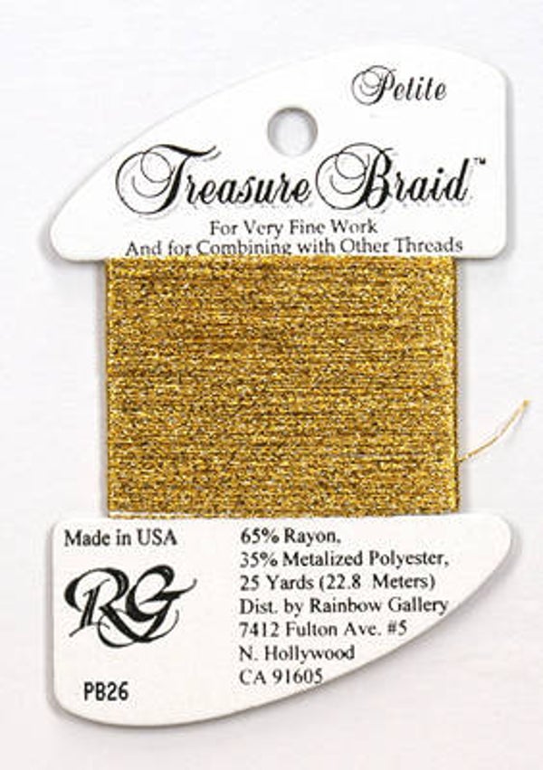 Petite Treasure Braid - Yellow Gold - 26