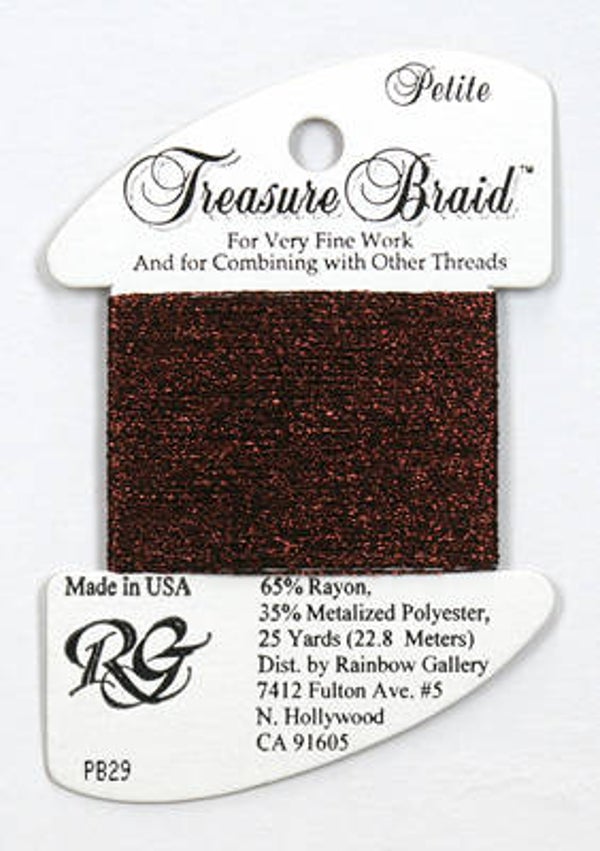 Petite Treasure Braid - Burgundy - 29