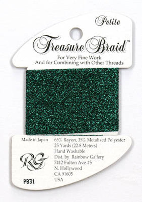 Petite Treasure Braid - Emerald - 31