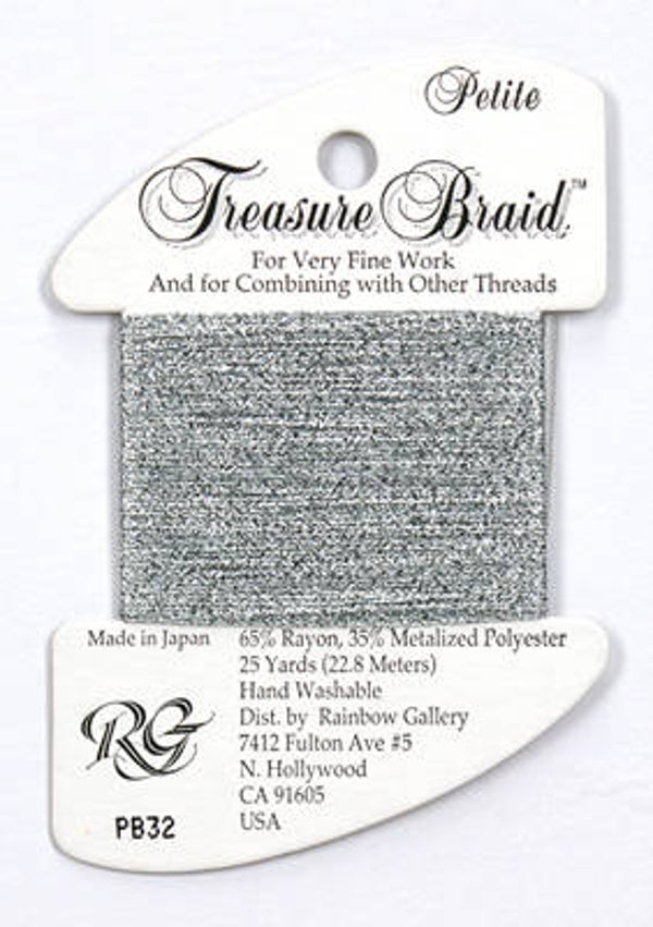 Petite Treasure Braid - Silver Grey - 32