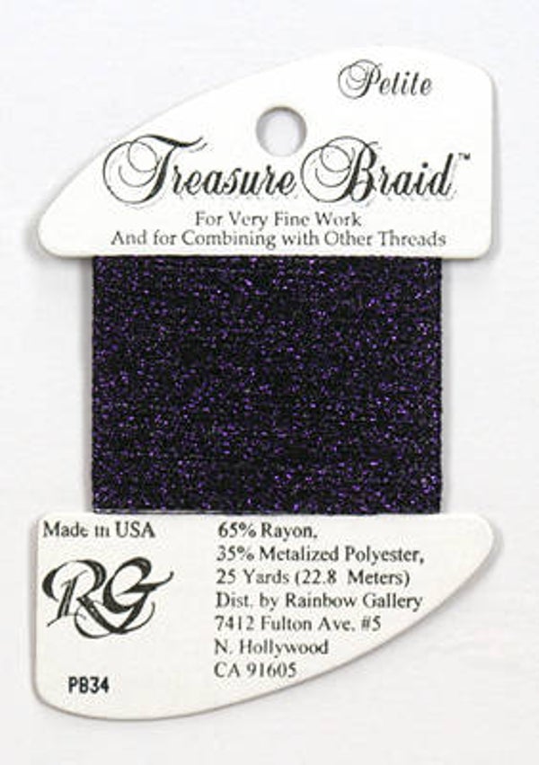 Petite Treasure Braid - Deep Purple - 34