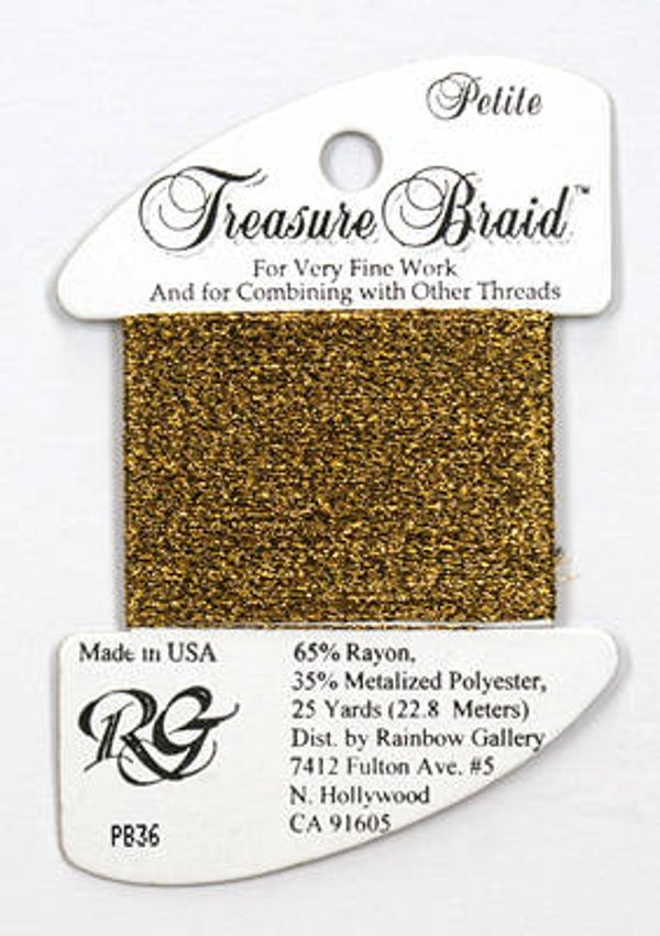 Petite Treasure Braid - Antique Gold - 36