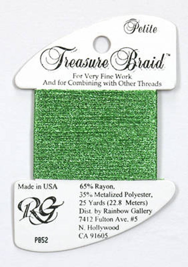 Petite Treasure Braid - Lighter Green - 52