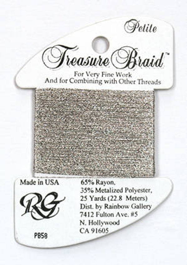 Petite Treasure Braid - Antique Silver - 58