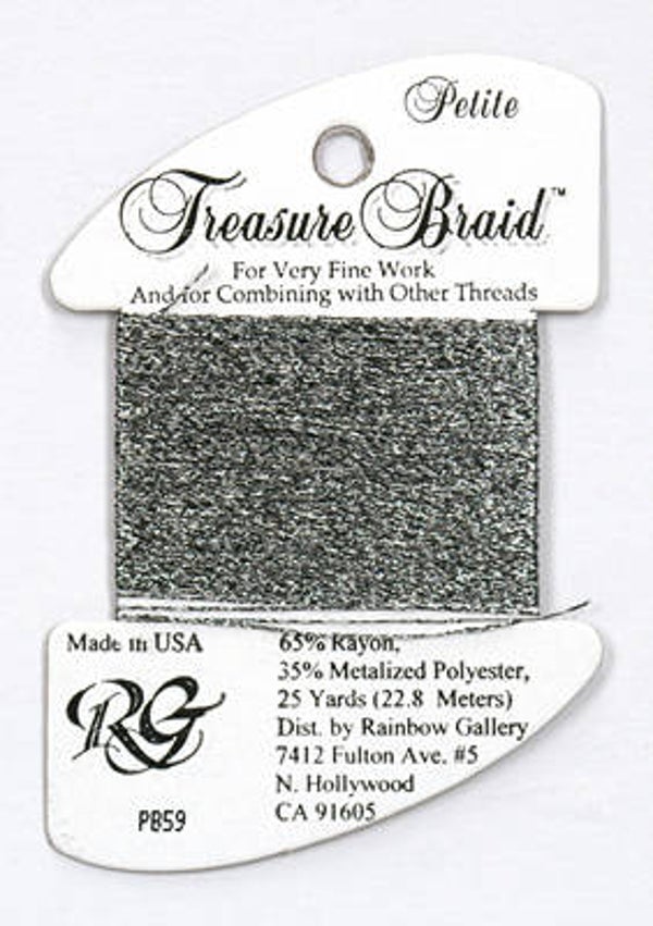 Petite Treasure Braid - Black Silver - 59
